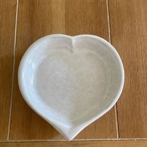 Bennington potters ceramic heart dish